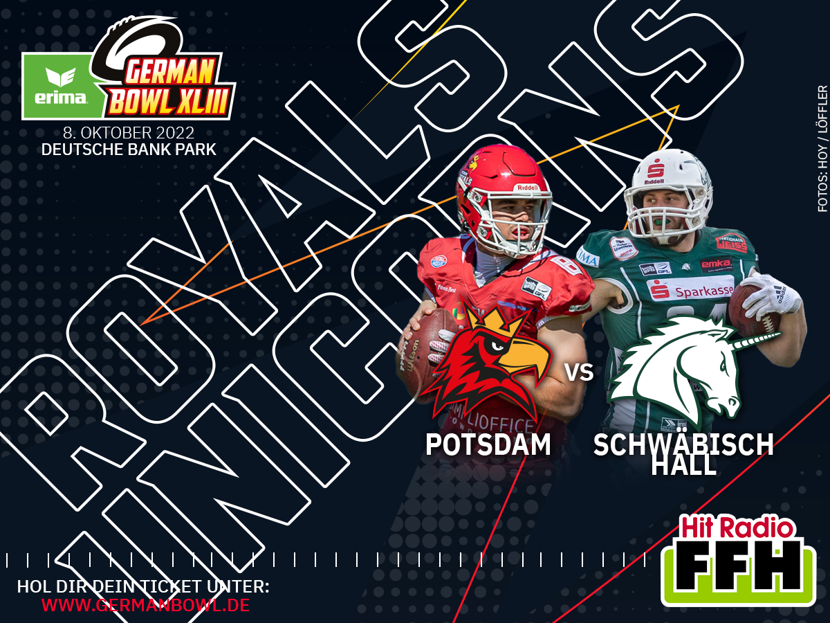 Sonderkontingent ERIMA German Bowl für Jugendmannschaften AFVH